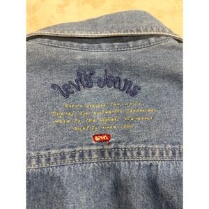 VTG Rare Levi's Jeans Heritage White Tab Denim Vest '97 Y2K Western Archive READ
